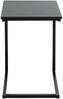 Beistelltisch >52593< in schwarz, MDF, Metall - 33x60x35cm (BxHxT) Bild 3