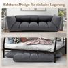 Bodensofa mit 5-Fach Verstellbarer Rückenlehne & Armlehnen Relaxsessel für Wohnzimmer Grau Bild 4