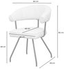 KAWOLA Stuhl RUNA Esszimmerstuhl Stoff cremeweiß 82 x 59 x 60 cm Bild 5