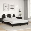 vidaXL Bettgestell "Viana" mit LED ohne Matratze Schwarz und Weiß 120x200 cm 3214013 Bild 4