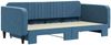vidaXL Tagesbett Ausziehbar Blau 100x200 cm Samt 3197069 Bild 3