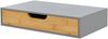 [en. casa] 'Bokn' Wandregal mit Schublade, 2er-Set, Bambus grau, 24 x 40 x 8 cm Bild 2