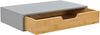[en. casa] 'Bokn' Wandregal mit Schublade, 2er-Set, Bambus grau, 24 x 40 x 8 cm Bild 4
