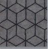 Villeroy & Boch Gästetuch, 3er Pack - Carré, Walkfrottier, gemustert, Handtuch, Baumwolle Dunkelgrau/Schwarz 30x50 cm Bild 3
