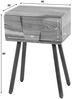 KAWOLA Nachttisch ANYL Beistelltisch Akazie massiv natur 1 Schublade 60 x 30 x 40 cm Bild 5