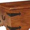 vidaXL Couchtisch Massivholz mit Honigfarbenem Finish 110x55x35 cm 245654 Bild 5