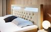 Boxspringbett Gloria mit LED und Stauraum 180x200 Beige H2 (bis 70kg) Bild 3