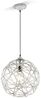 LED Kugel Pendelleuchte Grau Antik mit Drahtgeflecht, Ø 40cm Bild 2