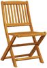 vidaXL 3-tlg. Bistro-Set Klappbar Massivholz Akazie 3295251 Bild 5