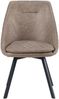 Essstuhl Esszimmerstuhl Designstühle PU Lederbezug in Antik Optik Küchenstuhl Taupe 2 St. Bild 2