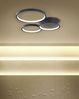 LED Deckenlampe AGNAT Metall Schwarz Bild 3