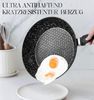 Bratpfanne mit Deckel 26cm, Induktion Granitpfanne antihaftbeschichtet Bild 2