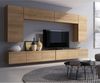 Lomadox Wohnwand CAIRNS-132, (6-St), in Eiche Nb, Modern, grifflos Bild 5