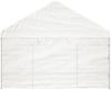 vidaXL Pavillon mit Dach Weiß 13,38x4,08x3,22 m Polyethylen 3155490 Bild 5