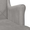vidaXL Sessel Hellgrau Samt 42029896 Bild 5