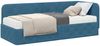 vidaXL Eckbettgestell Blau 80 x 200 cm Samt 3394061 Bild 3
