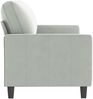 vidaXL 3-Sitzer-Sofa Hellgrau 180 cm Samt 359209 Bild 4