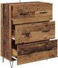 Sideboard, Kommode Altholz 69,5 x 34 x 90 cm Verbundholz und Eisen j808p Bild 5
