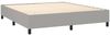 Boxspringbett Hellgrau 180x200 cm Stoff [3120878] Bild 4