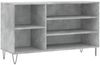 vidaXL Schuhregal Betongrau 102x36x60 cm Holzwerkstoff 831416 Bild 2