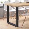 Tischbeine Schwarz 70 x 72 cm Quadratisch Vicco Bild 5
