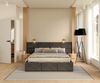 FDM Polsterbett Bettrahmen Bettgestell 90x200, 120x200, 140x200, 160x200, 180x200cm (MADE IN EU - mit hochwertigem Velours Bezug Trinity, Bettrahmen, Bett, Optional mit Matratze bestellbar, mit gepolsterten Wandpaneelen als stilvolle Kopfteil-Alternati... Bild 5