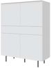 LeGer Home by Lena Gercke Highboard Essentials, Sideboard, Kommode, Anrichte, Schrank, Stauraumschrank, Breite: 111 cm, UV lackiert, Push-to-open-Funktion Bild 2