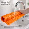 BURI 4x Backmatte 39,5 x 27,7 cm Hundekekse für Mini Halbkugel (1cm Ø) Leckerlis, Silikon Backform, Backunterlage für Backblech, Diätmatte, Hitzebeständig, Lebensmittelecht Bild 5