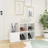 vidaXL Flur-Schuhschrank Weiß 105x35,5x70 cm Holzwerkstoff 808251 Bild 3