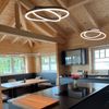 s.luce LED Ring Hängeleuchte 2-flammig Zentrisch Gold Ø 60 | 40cm Bild 5