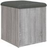 vidaXL Sitzbank mit Stauraum Grau Sonoma 42x42x45 cm Holzwerkstoff 835038 Bild 2