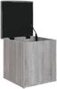 vidaXL Sitzbank mit Stauraum Grau Sonoma 42x42x45 cm Holzwerkstoff 835038 Bild 4