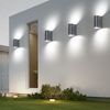 4er Set LED Up & Down Alu Wandlampen Höhe 15,1 cm Bild 4