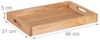 Relaxdays Serviertablett aus Walnussholz & MDF Bild 5