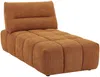 Vente-unique - APOLIU Chaise longue Stoff Rot - B 196 cm x H 93 cm x L 95 cm Bild 3