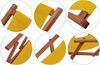 Liegestuhl gelb Gartenliege Tisch Deckchair Sonnenliege Gartenstuhl Massivholzmöbel 10-302 T Bild 5
