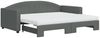 vidaXL Tagesbett Ausziehbar mit Matratzen Dunkelgrau 90x190 cm Stoff 3197217 Bild 2