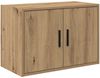vidaXL Garagen-Wandschrank Artisan-Eiche Holzwerkstoff 860659 Bild 2