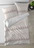 Primera Bio Renforce Bettwäsche 155x220 Zickzack rosa beige silber B123006-74 Bild 2