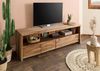 TV-Board Sheesham 190x50x60 natur lackiert / sandgestrahlt PURE SHEESHAM #220 Bild 3