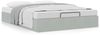 vidaXL Ottoman-Bett ohne Matratze Hellgrau 140x200 cm Samt 3310967 Bild 4