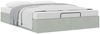 vidaXL Ottoman-Bett ohne Matratze Hellgrau 140x200 cm Samt 3310967 Bild 5