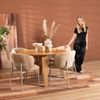 Bronx71 Esszimmerstuhl Milo Chenille beige/taupe Bild 2