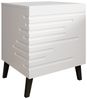 2er Set Nachtschrank Kokez 1S weiß Bild 1