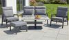 Hocker Belinda / Sondrino, Aluminium, Grau, 59 x 43 x 60 cm Bild 4