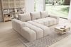 Ecksofa Cento, L-Sofa, Eckcouch L-Form, Sofa Links, Sofa Webstoff, 285 x 56 x 180 cm, Beige Bild 4