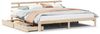vidaXL Massivholzbett mit Schubladen 180x200 cm Kiefer 3302016 Bild 2