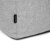 Sitzsack ‘Pouf Plus 70‘, Bezugstoff - Dunes, 100% Olefin, Aquamarine, 45x60x70 cm cm. Bild 4