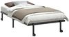 vidaXL Bettgestell ohne Matratze Klappbar Schwarz 100x200 cm Stahl 4103962 Bild 3