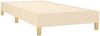 vidaXL Boxspringbett mit Matratze & LED Creme 100x200 cm Stoff 3133538 Bild 5